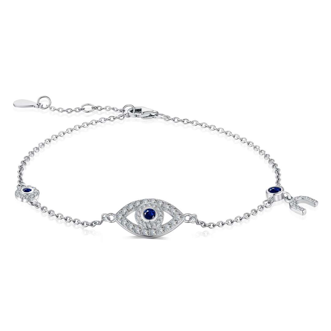 Pomuse Dainty Eye Shape Necklace