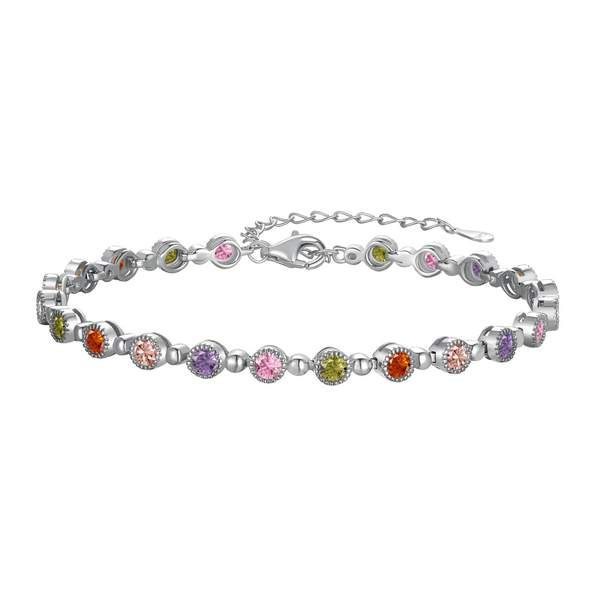 Pomuse Sparkling Exquisite Round Cut Party Bracelet
