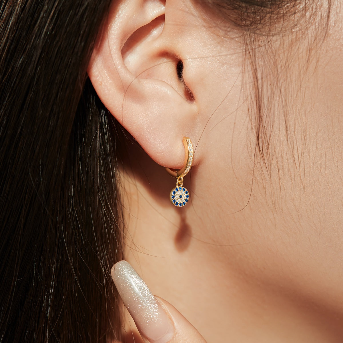 Pomuse Unique Devil Eye Earrings