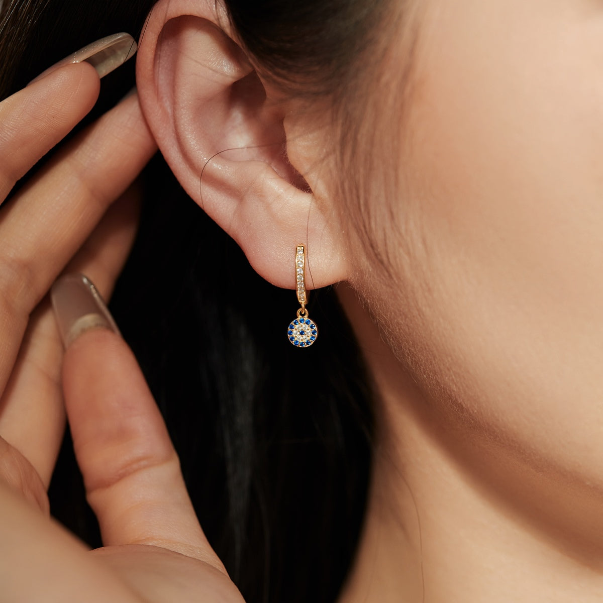 Pomuse Unique Devil Eye Earrings