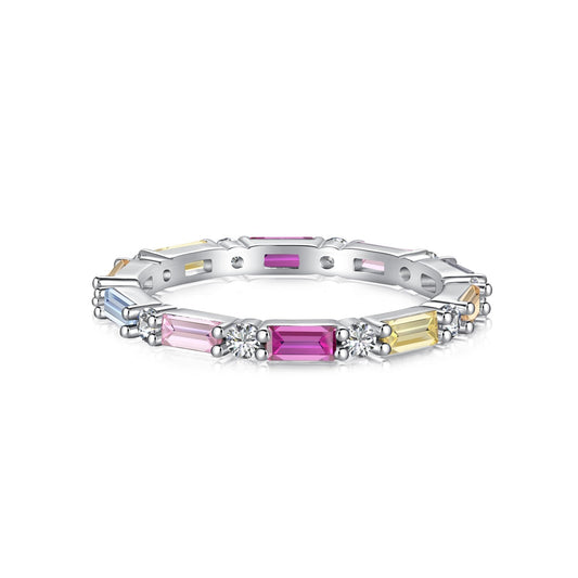 Pomuse – Eleganter Alltagsring im Radiantschliff „Lively In Shades“