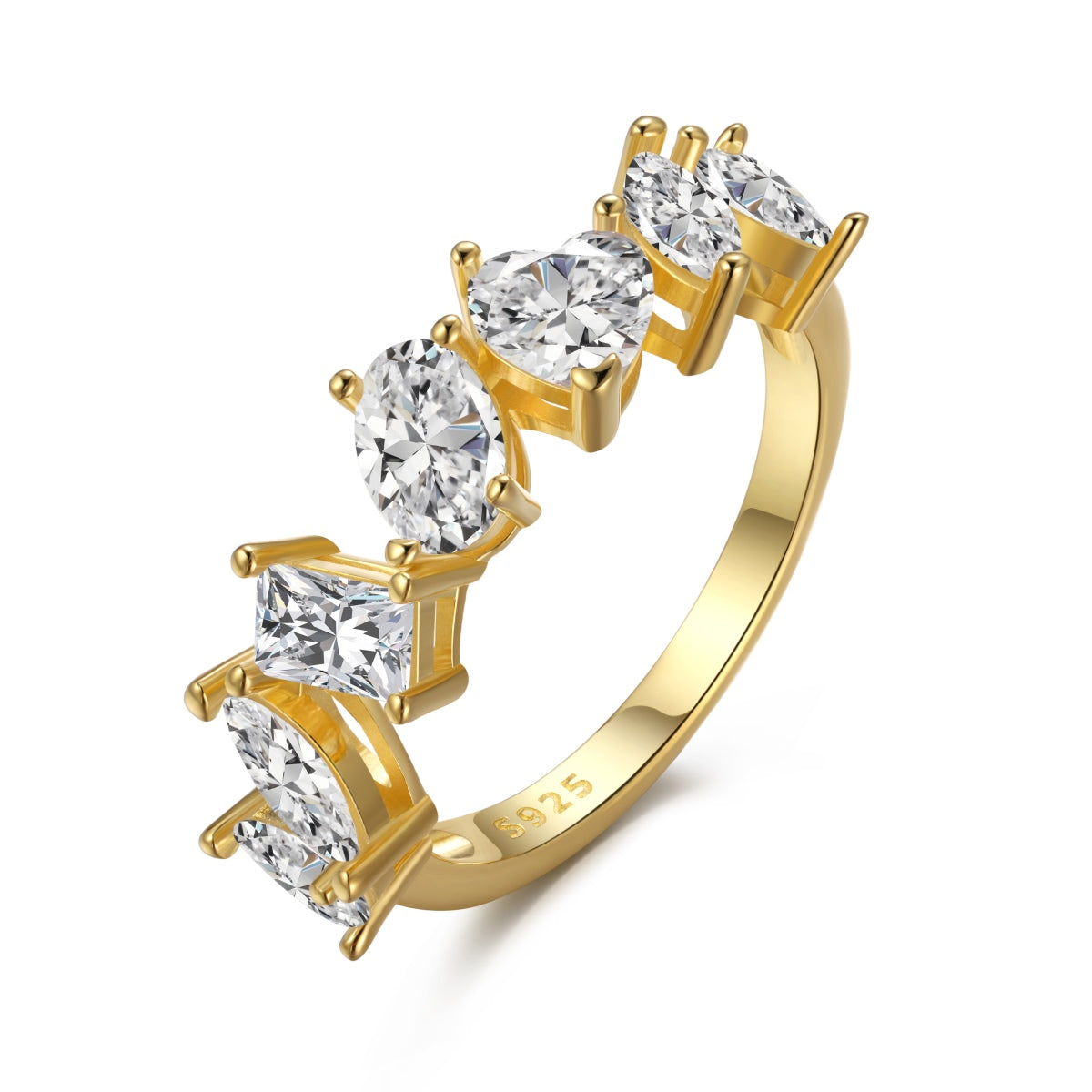 Pomuse – Zarter Ring mit mehreren Schliffen