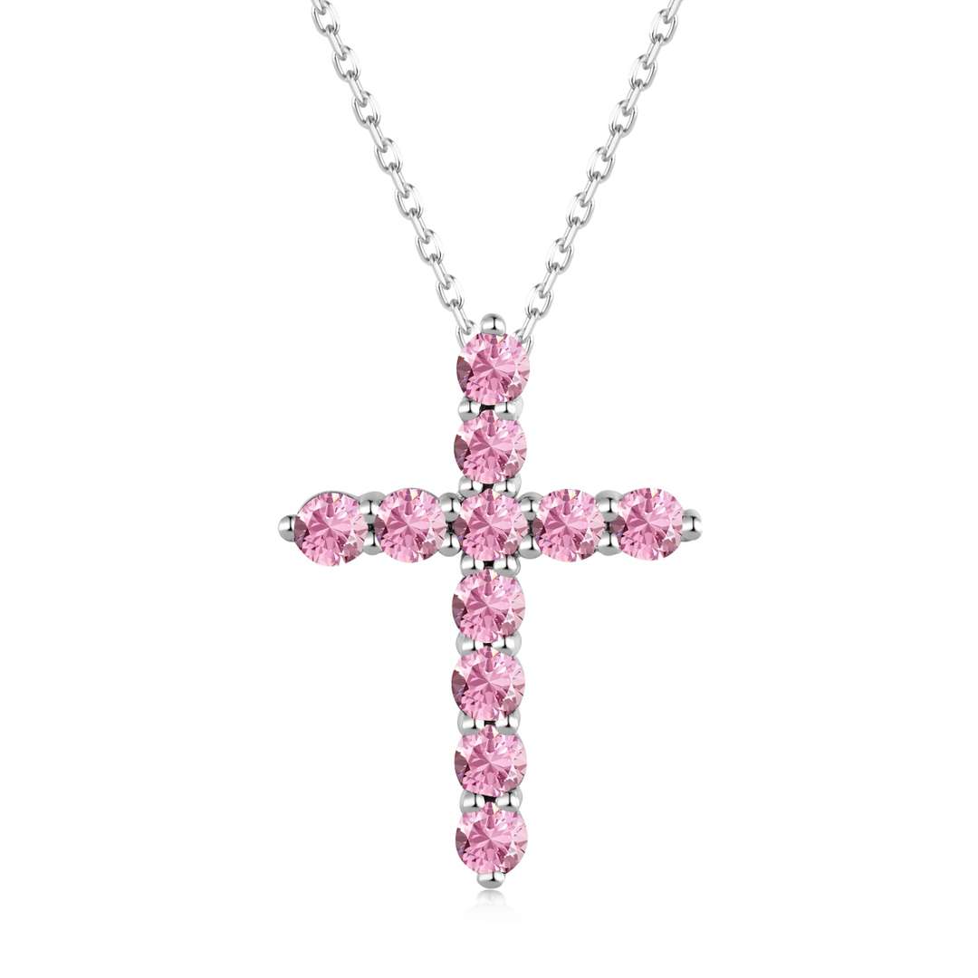 Pomuse Unique Cross Shape Necklace