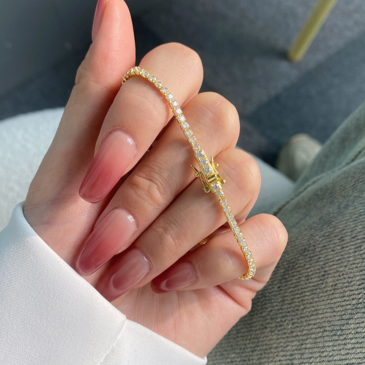 Pomuse Radiant Colorful Round Cut Party Bracelet