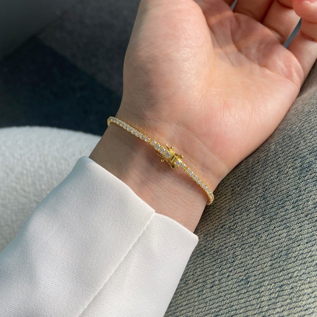 Pomuse Radiant Colorful Round Cut Party Bracelet