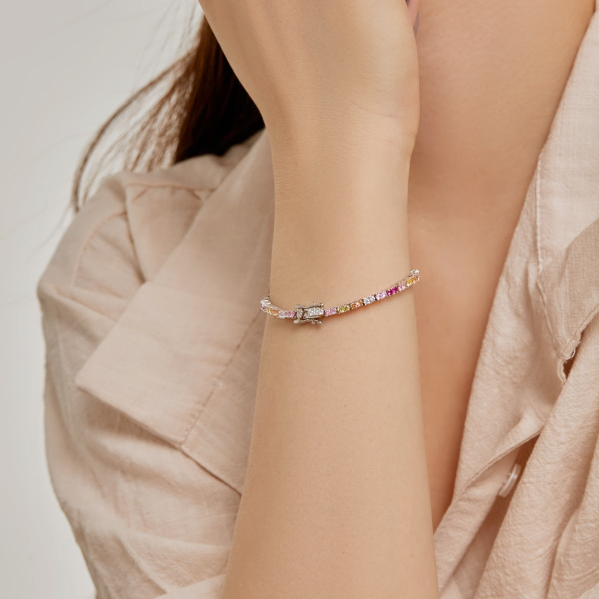 Pomuse Zartes romantisches Armband in Herzform für Liebhaber