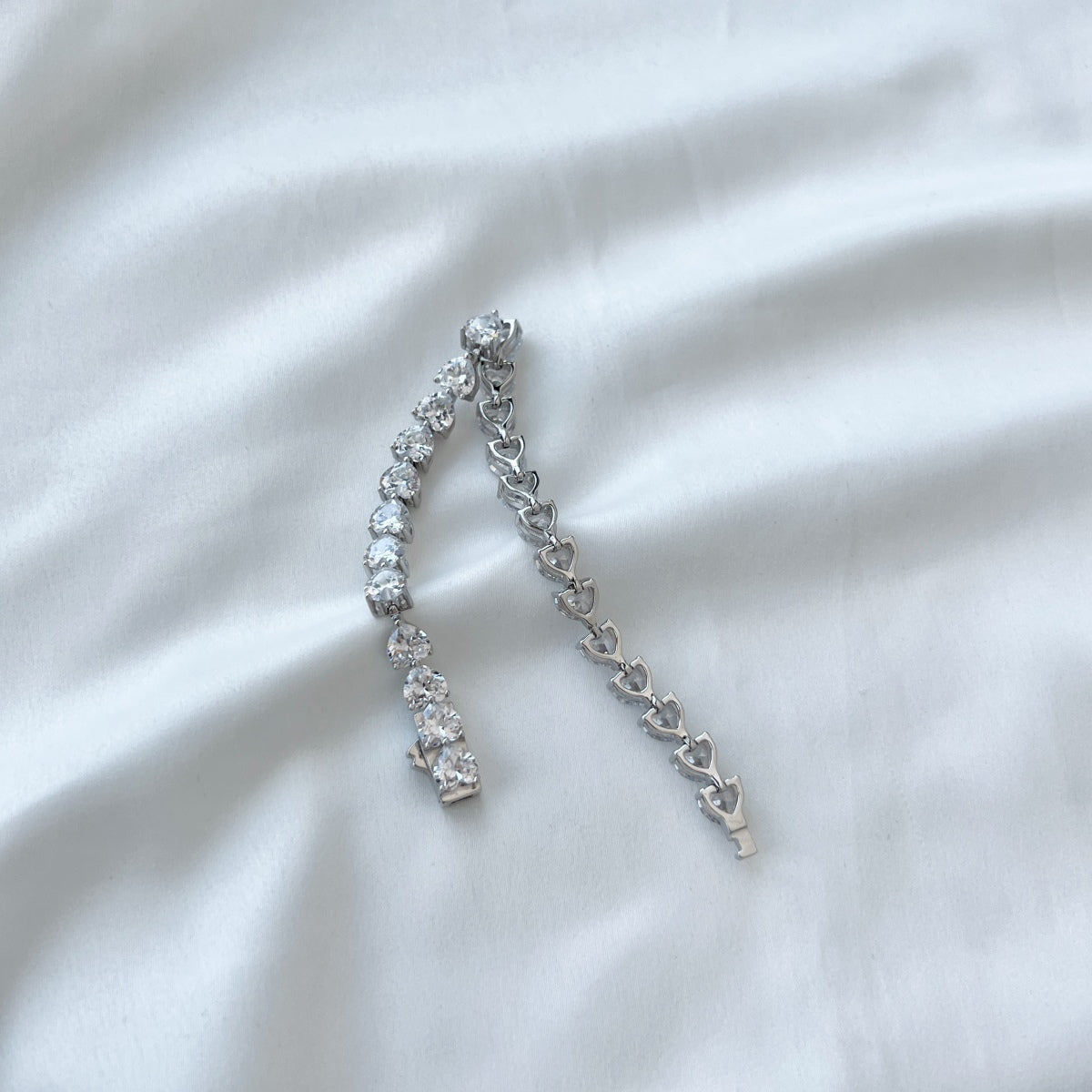 Pomuse 0.75 Carat Elegant Romantic Heart Shape Lover Bracelet