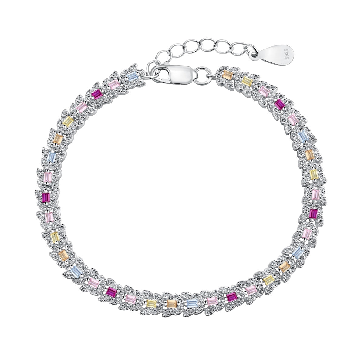 Pomuse Delicate Colorful Multi Cut Daily Bracelet