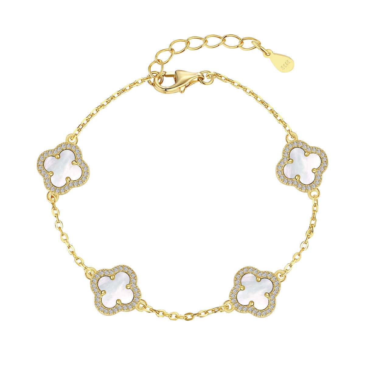 Pomuse Four-Leaf Clover Exquisite Bracelet