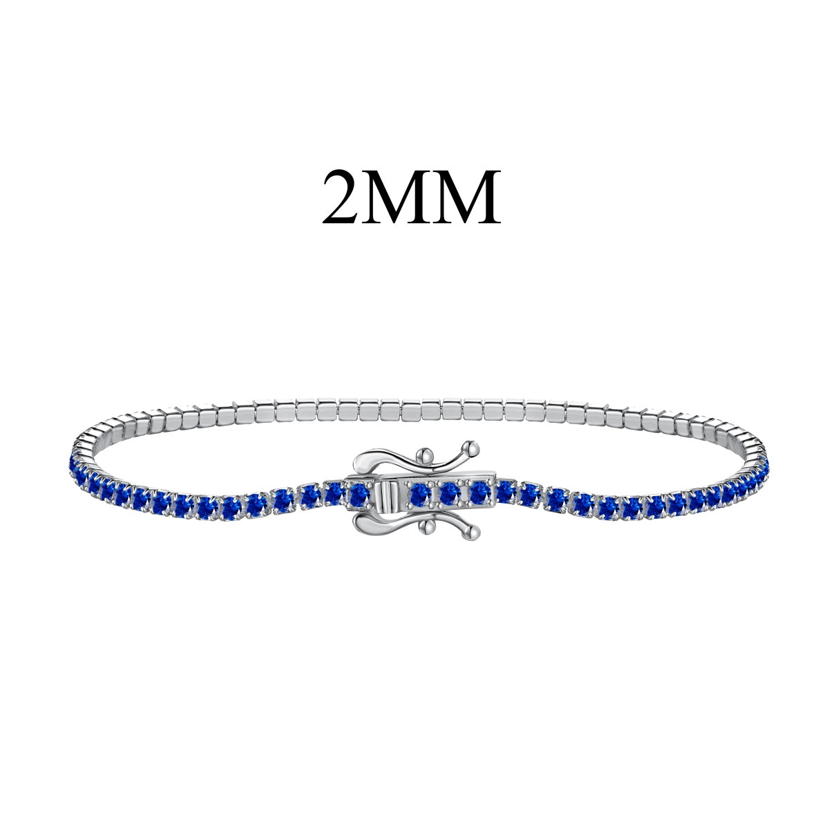 Pomuse Radiant Colorful Round Cut Party Bracelet