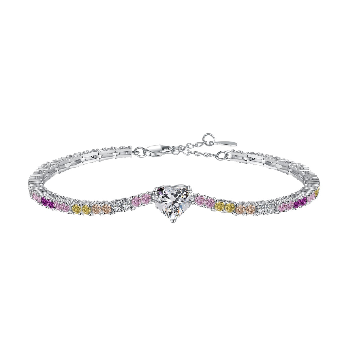 Pomuse Zartes romantisches Armband in Herzform für Liebhaber
