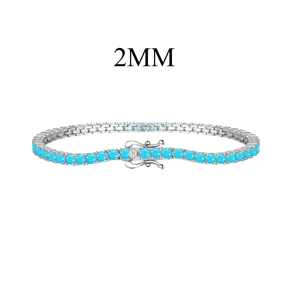 Pomuse Dazzling Exquisite Round Cut Daily Bracelet