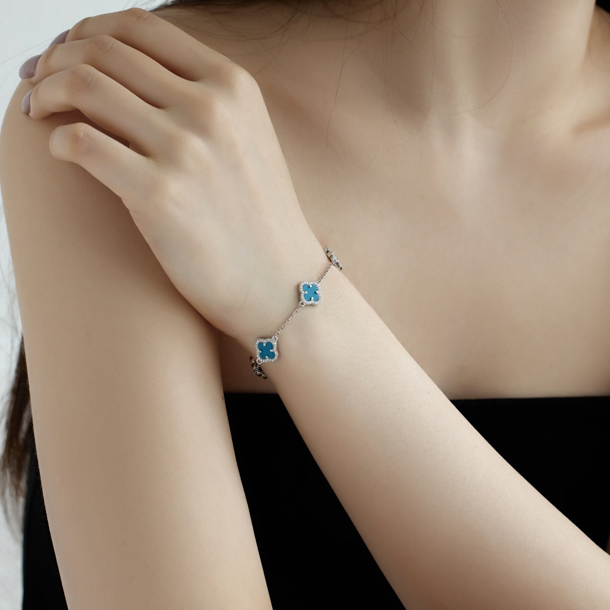 Pomuse Four-Leaf Clover Exquisite Bracelet