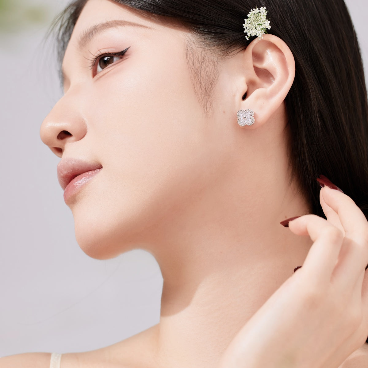 Pomuse Four Leaf Clover Fashion Earrings