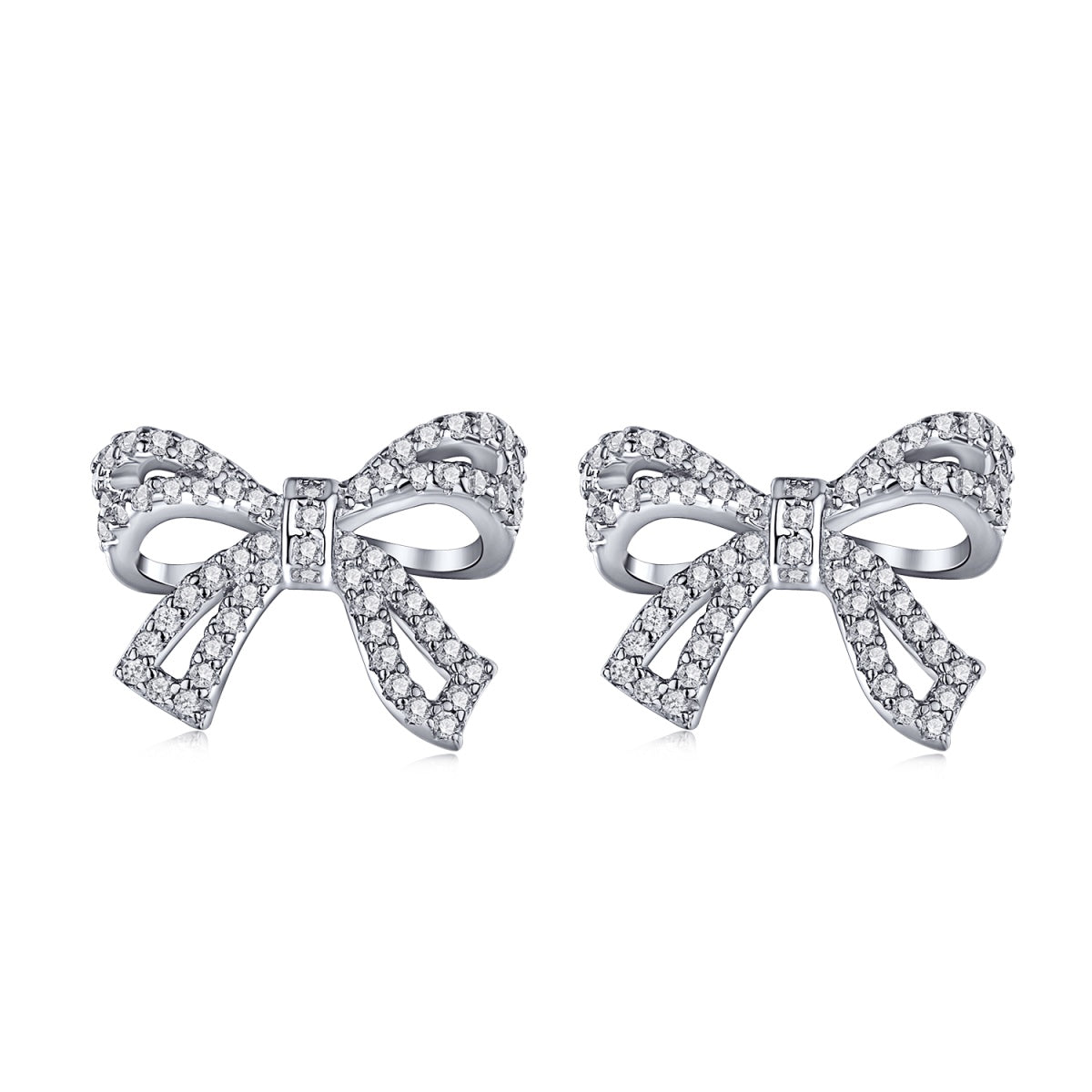Pomuse Dainty Bow Shape Earrings