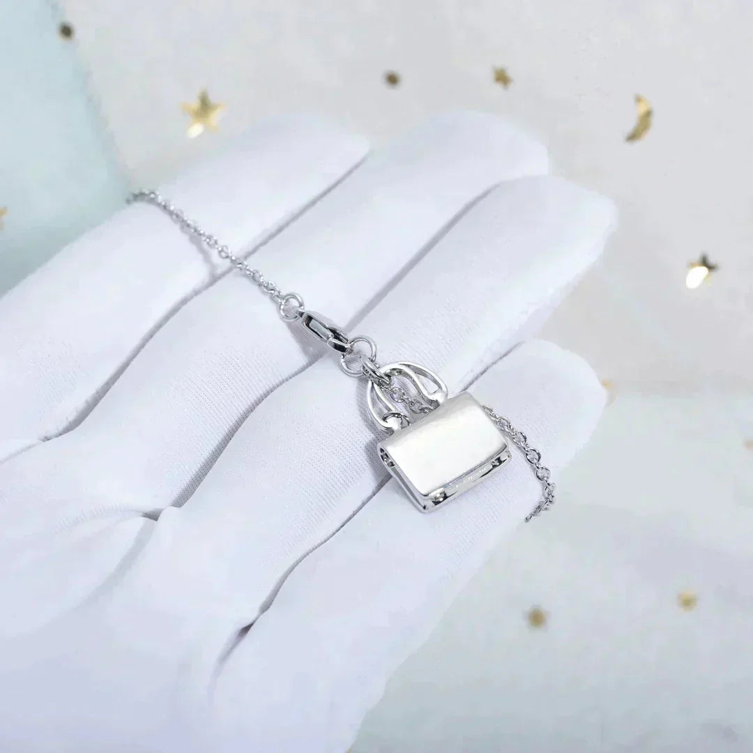 Pomuse AMULETTEN-PEDANT-HALSKETTE AUS SILBER