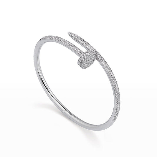 Pomuse JUSTE ARMBAND 3,5 MM, ALLE DIAMANTEN