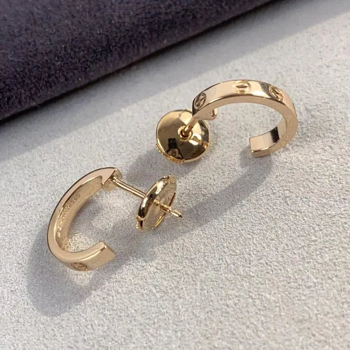 Pomuse LOVE-OHRRINGE 2,65 MM ROTGOLD