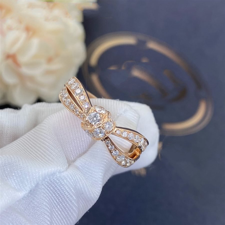 Pomuse LIENS ROSÉGOLD-DIAMANTRING