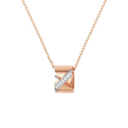 Pomuse LIENS EVIDENCE DIAMOND NECKLACE