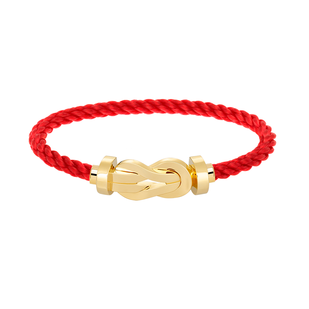 Pomuse CHANCE LARGE 8 FIGURE BUCKLE NO DIAMOND BRACELET GOLD