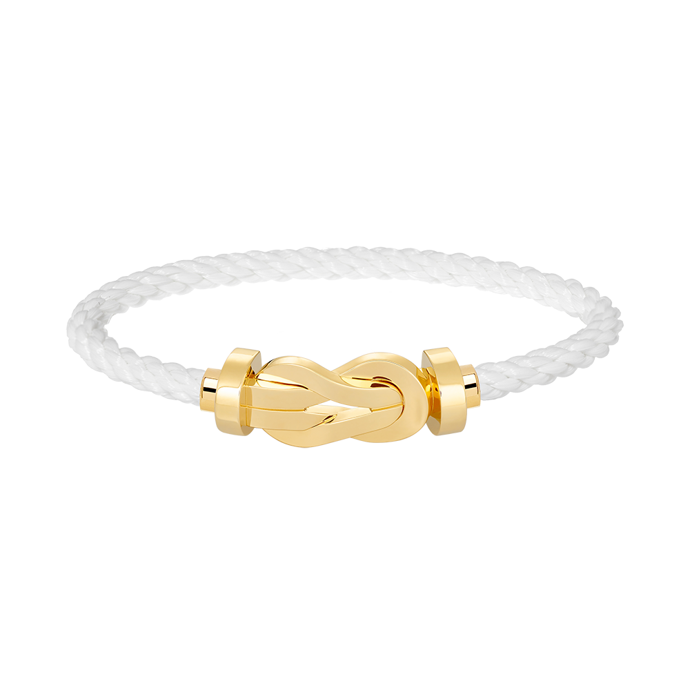 Pomuse CHANCE LARGE 8 FIGURE BUCKLE NO DIAMOND BRACELET GOLD