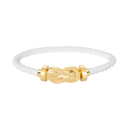 Pomuse CHANCE LARGE 8 FIGURE BUCKLE NO DIAMOND BRACELET GOLD
