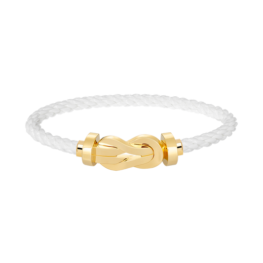 Pomuse CHANCE LARGE 8 FIGURE BUCKLE NO DIAMOND BRACELET GOLD