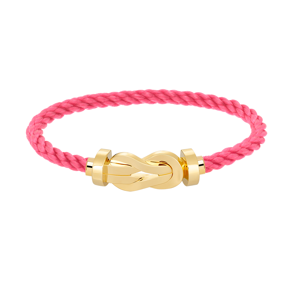 Pomuse CHANCE LARGE 8 FIGURE BUCKLE NO DIAMOND BRACELET GOLD