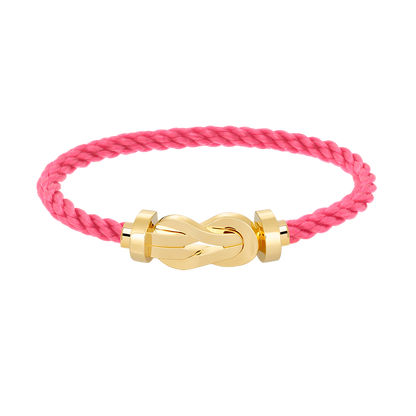 Pomuse CHANCE LARGE 8 FIGURE BUCKLE NO DIAMOND BRACELET GOLD