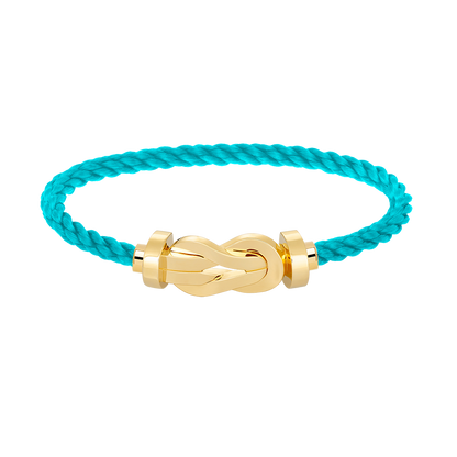 Pomuse CHANCE LARGE 8 FIGURE BUCKLE NO DIAMOND BRACELET GOLD