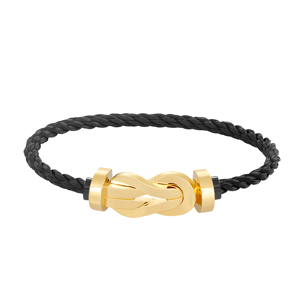 Pomuse CHANCE LARGE 8 FIGURE BUCKLE NO DIAMOND BRACELET GOLD
