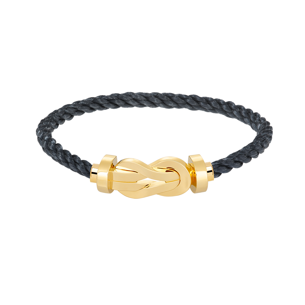 Pomuse CHANCE LARGE 8 FIGURE BUCKLE NO DIAMOND BRACELET GOLD