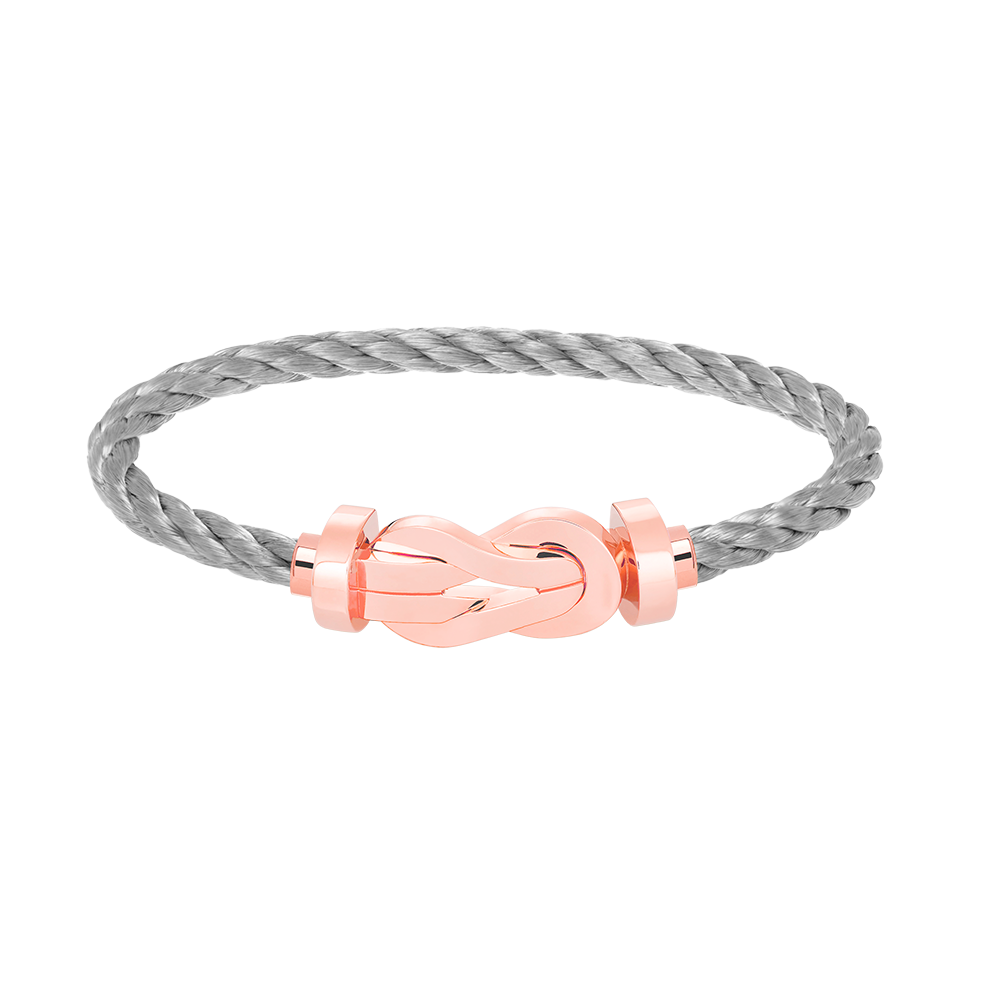 Pomuse CHANCE LARGE 8 FIGURE BUCKLE NO DIAMOND BRACELET ROSE GOLD