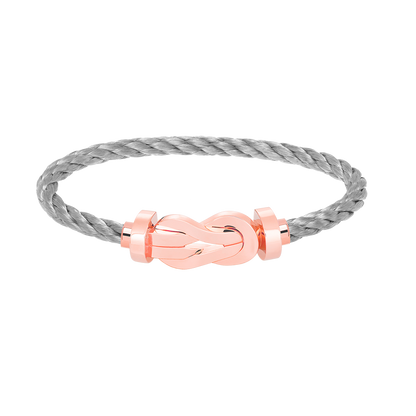 Pomuse CHANCE LARGE 8 FIGURE BUCKLE NO DIAMOND BRACELET ROSE GOLD