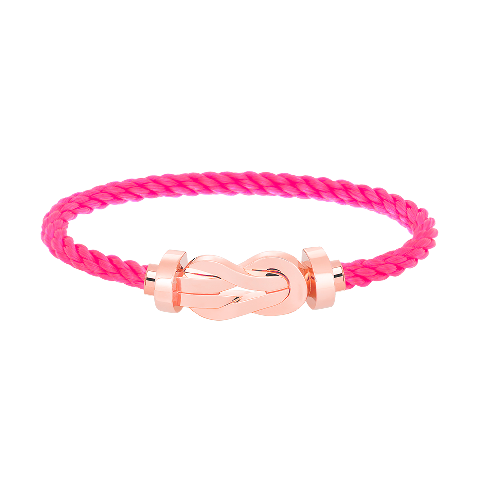 Pomuse CHANCE LARGE 8 FIGURE BUCKLE NO DIAMOND BRACELET ROSE GOLD