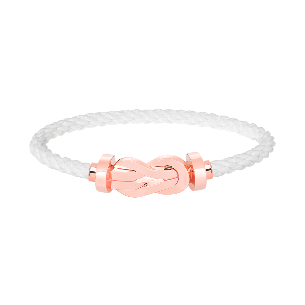 Pomuse CHANCE LARGE 8 FIGURE BUCKLE NO DIAMOND BRACELET ROSE GOLD