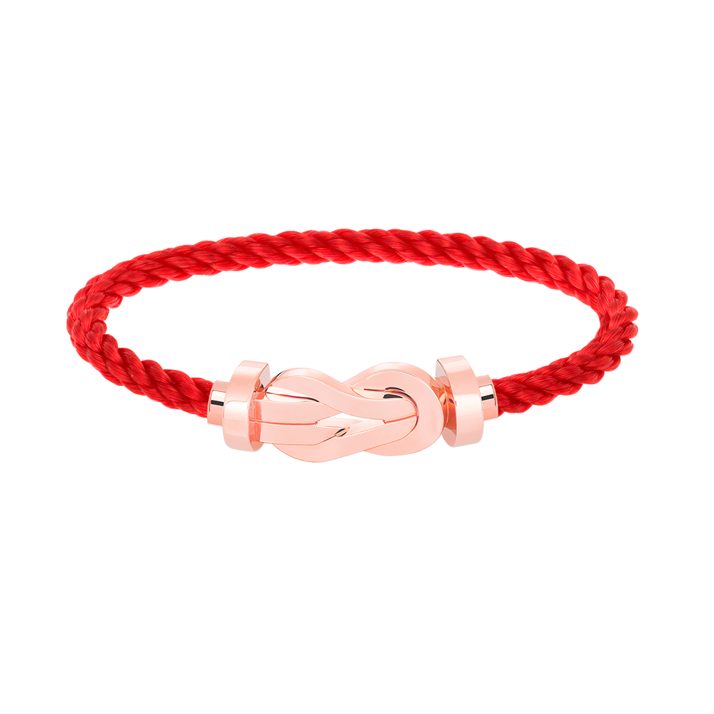 Pomuse CHANCE LARGE 8 FIGURE BUCKLE NO DIAMOND BRACELET ROSE GOLD