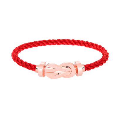 Pomuse CHANCE LARGE 8 FIGURE BUCKLE NO DIAMOND BRACELET ROSE GOLD