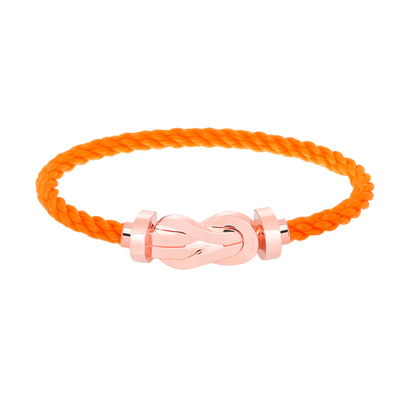 Pomuse CHANCE LARGE 8 FIGURE BUCKLE NO DIAMOND BRACELET ROSE GOLD