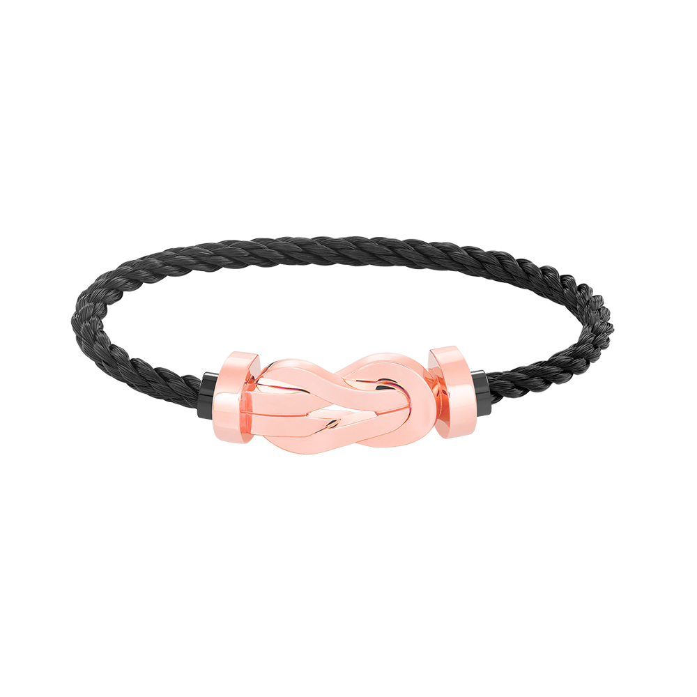 Pomuse CHANCE LARGE 8 FIGURE BUCKLE NO DIAMOND BRACELET ROSE GOLD