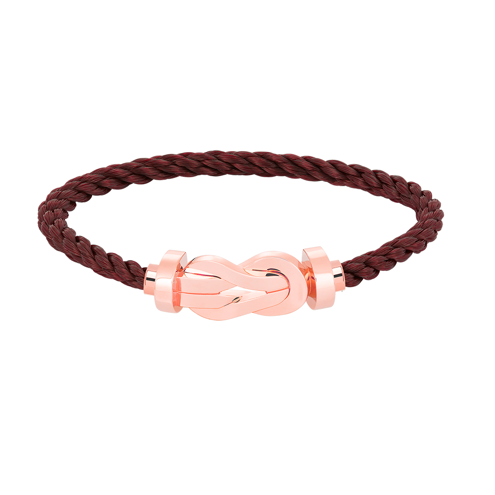 Pomuse CHANCE LARGE 8 FIGURE BUCKLE NO DIAMOND BRACELET ROSE GOLD