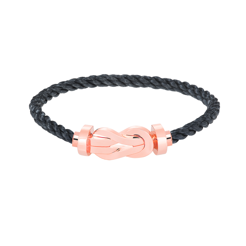 Pomuse CHANCE LARGE 8 FIGURE BUCKLE NO DIAMOND BRACELET ROSE GOLD