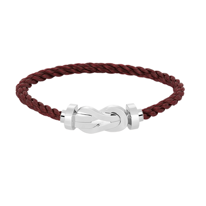 Pomuse CHANCE LARGE 8 FIGURE BUCKLE NO DIAMOND BRACELET SILVER