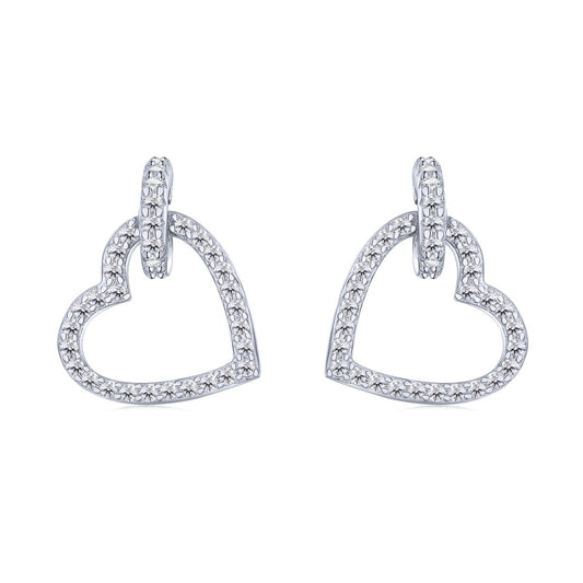 Pomuse Dainty Heart Shape Earrings