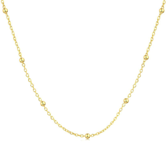 Pomuse Small Bead Clavicle Chain Simple Necklace