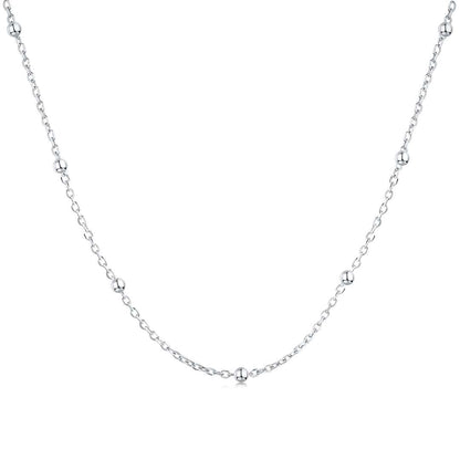 Pomuse Small Bead Clavicle Chain Simple Necklace