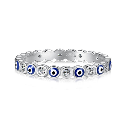 Pomuse Sparkling Vibrant Round Shape Daily Ring