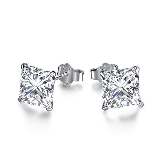 Pomuse Ornate Square Shape Earrings