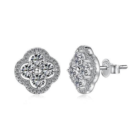 Pomuse Four-Leaf Clover Exquisite Earrings